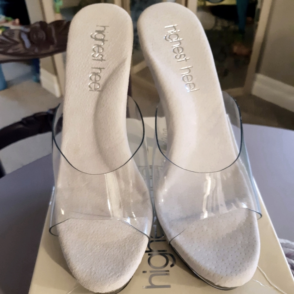 BNIB The Highest Heel Collection Clear Heals